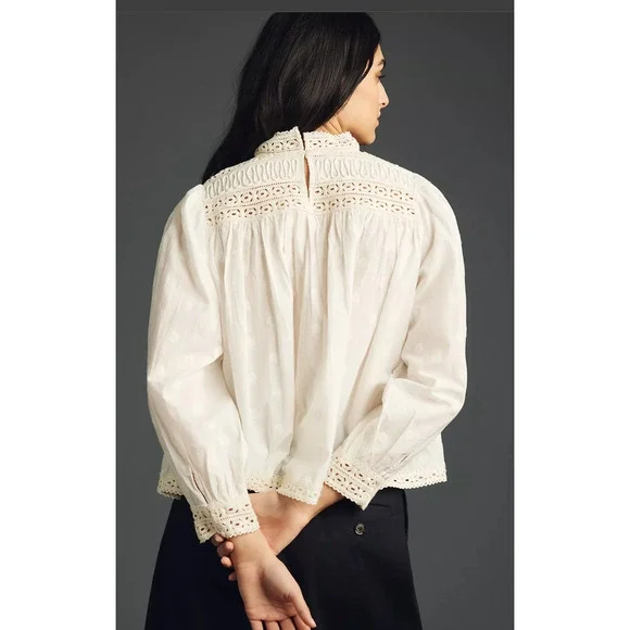 Anthropologie Forever That Girl Babydoll Blouse - New XS